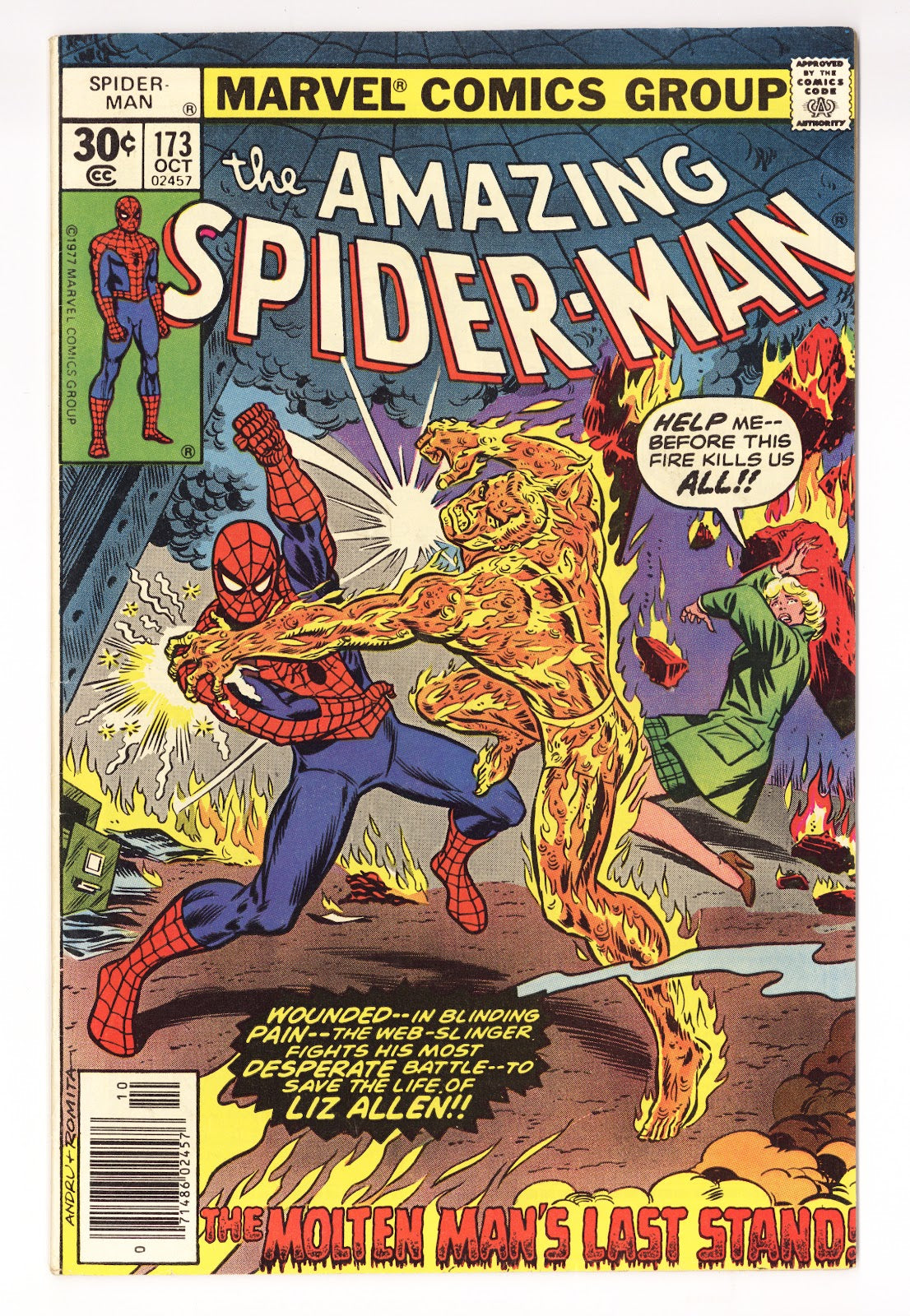 The Amazing Spider-Man Vol 1 173 VG/FN (5.0) (1977) 30¢ 