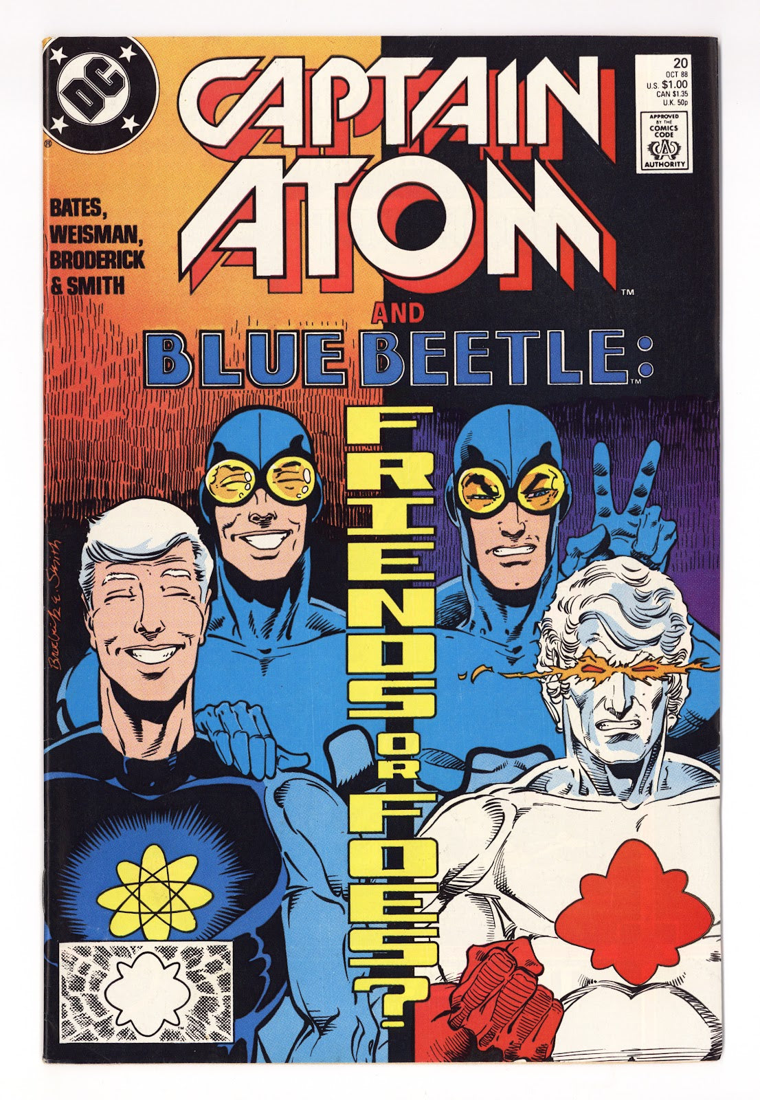 Captain Atom Vol 3 20  Mid Grade   (1988)     