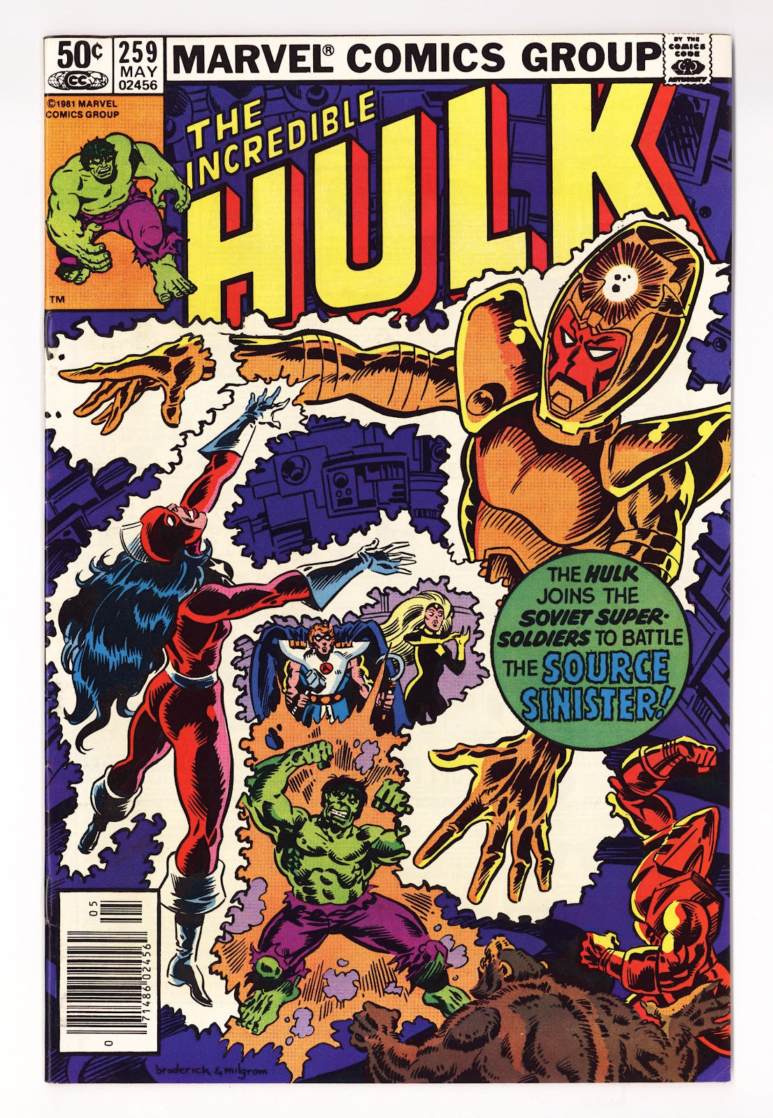 The Incredible Hulk Vol 1 259  Mid Grade   (1981)   Newsstand  