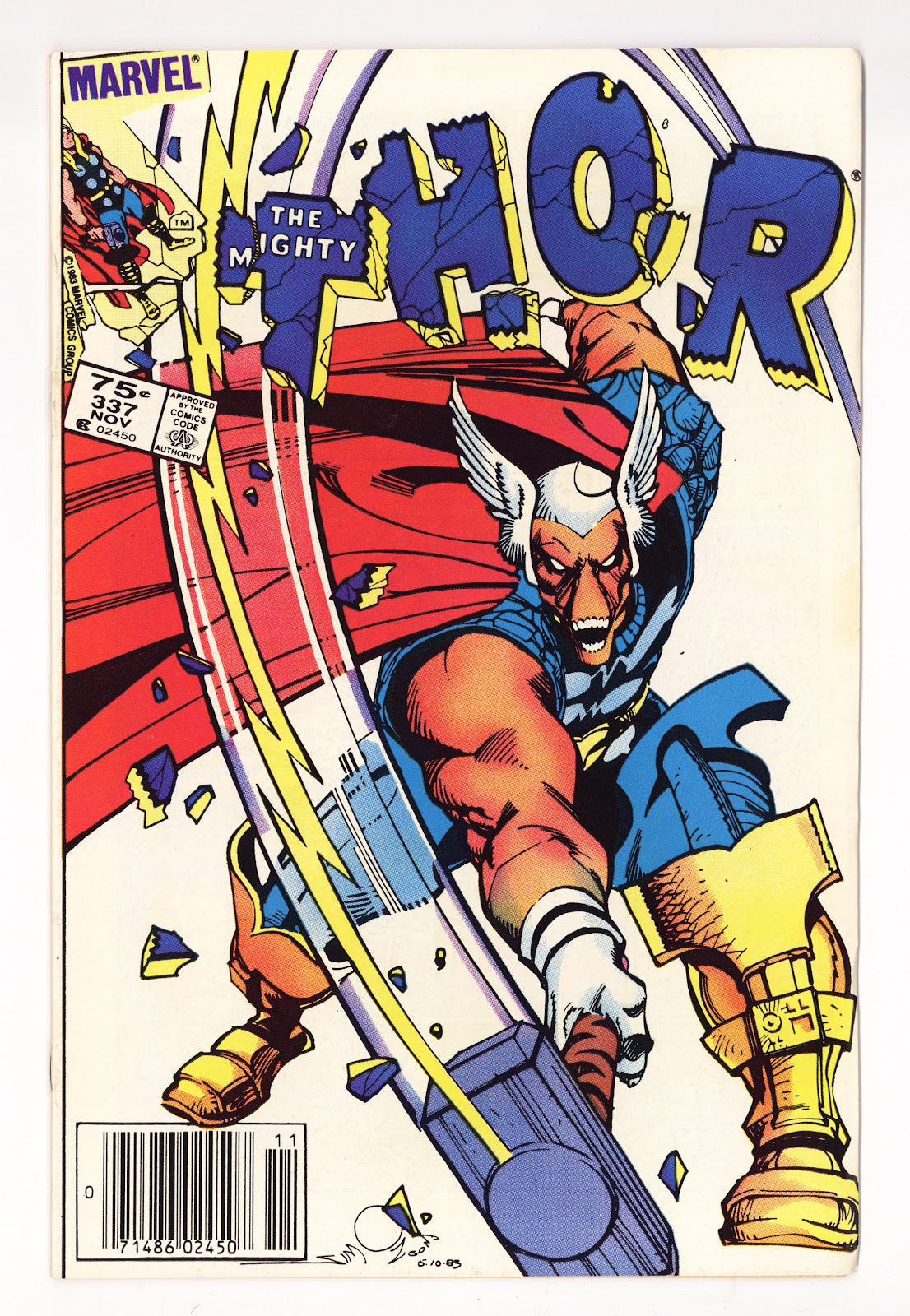 Thor Vol 1 337  FN/VF (7.0)   (1983)   Canadian Price Variant