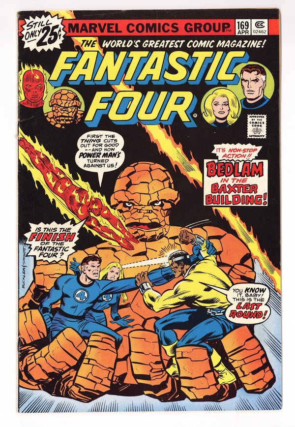 Fantastic Four Vol 1 169 Low Grade (1976)
