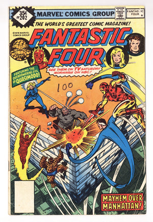 Fantastic Four Vol 1 202 Low Grade (1979) Whitman