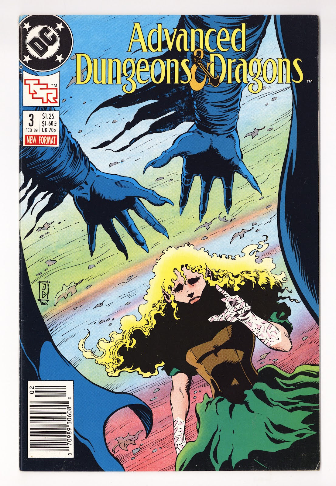 Advanced Dungeons & Dragons Comic Book   3  Mid Grade   (1989)   Newsstand