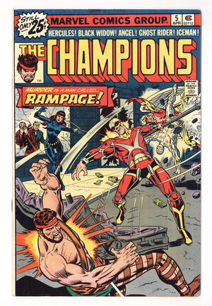 The Champions Vol 1 5 Mid Grade (1976) 25¢