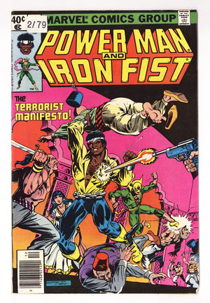 Power Man Vol 1 60  Low Grade Sticker On Cover  (1979)   Newsstand