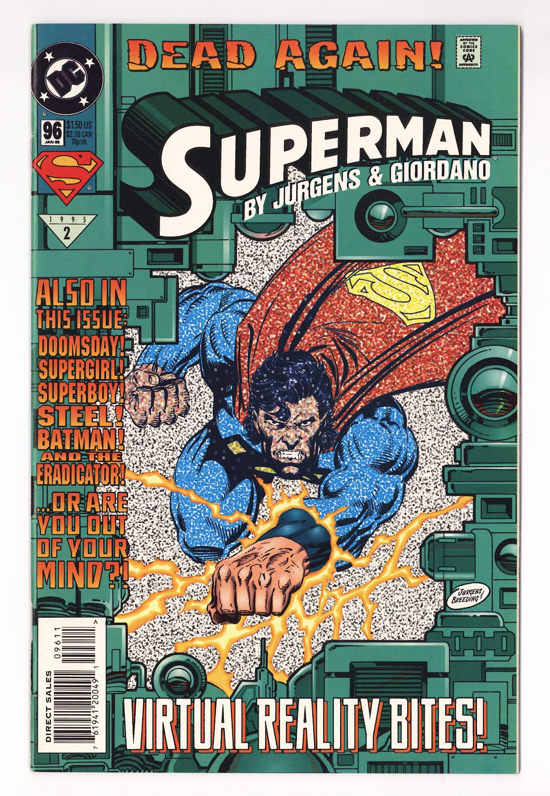 Superman Vol 2 96 Mid Grade (1995) 