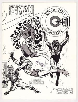 CPL Special Double Issue #9 & 10... Presents the Charlton Portfolio 9 & 10 VF (8.0) (1974) Signed x1 Cover Roger Stern