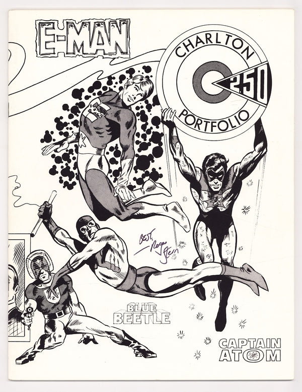 CPL Special Double Issue #9 & 10... Presents the Charlton Portfolio 9 & 10 VF (8.0) (1974) Signed x1 Cover Roger Stern