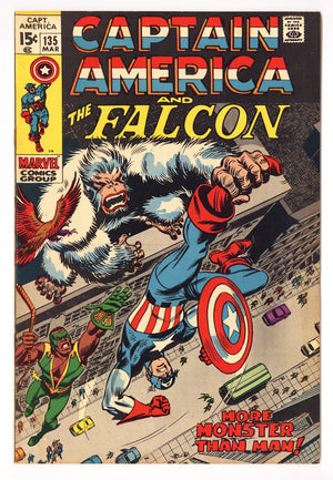 Captain America Vol 1 135 FN/VF (7.0) (1971)