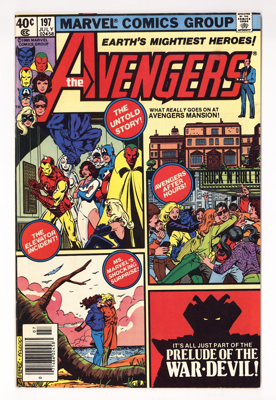 The Avengers Vol 1 197  Mid Grade   (1980)   Newsstand  