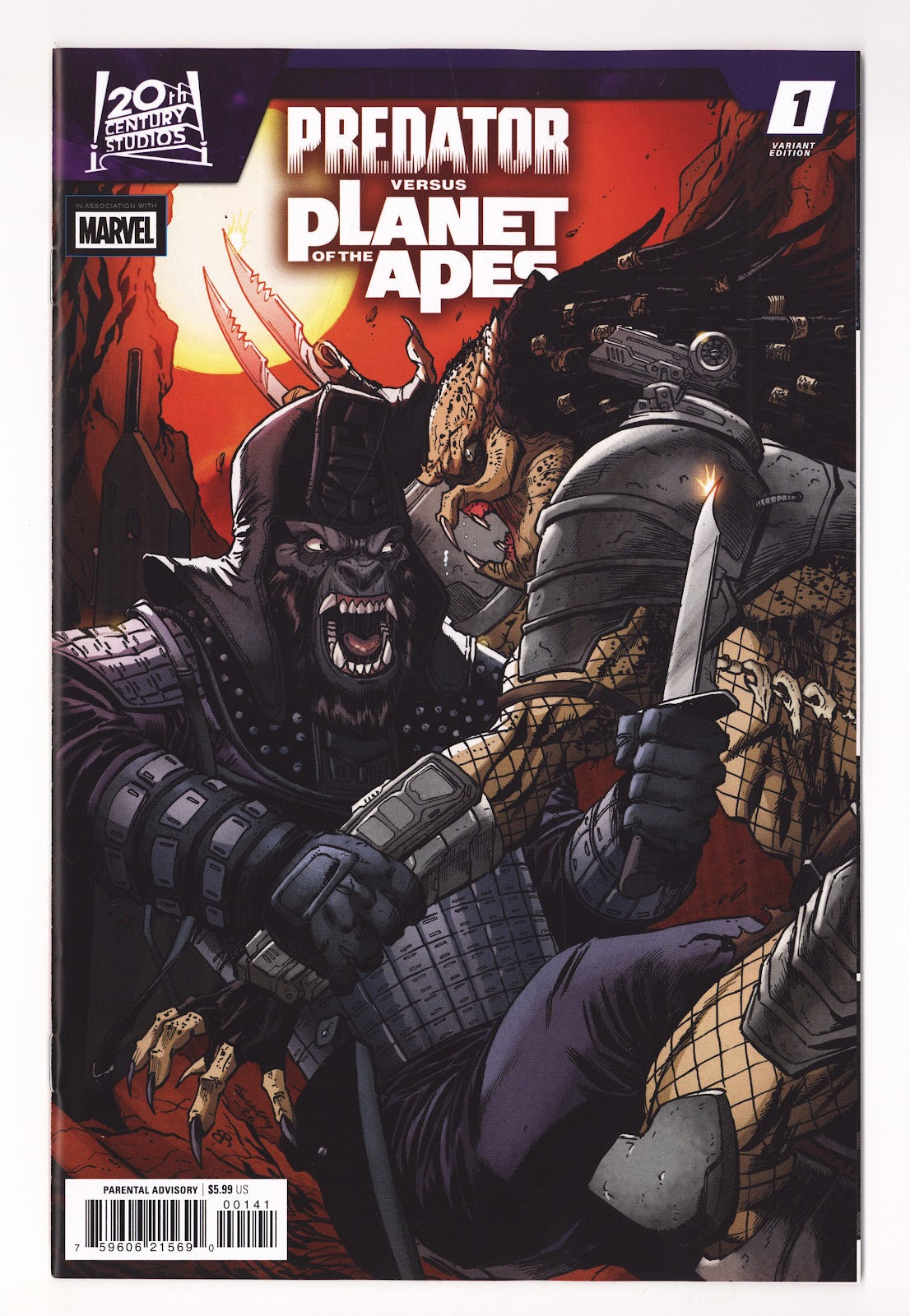 Predator Vs. the Planet of the Apes  1 Seeley  Variant   (2026)