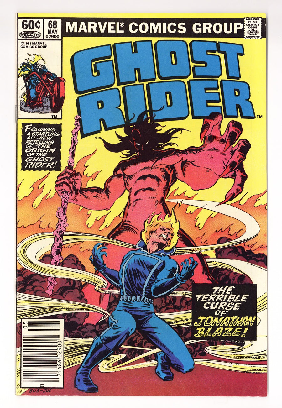 Ghost Rider Vol 1 68  Mid Grade   (1982)   Newsstand  
