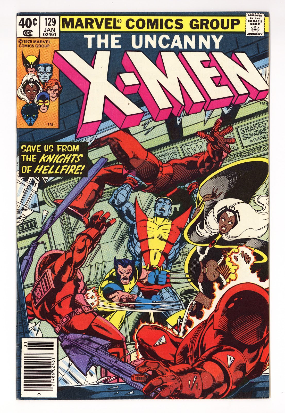 The X-Men Vol 1 129  FN/VF (7.0)   (1980)   Newsstand  