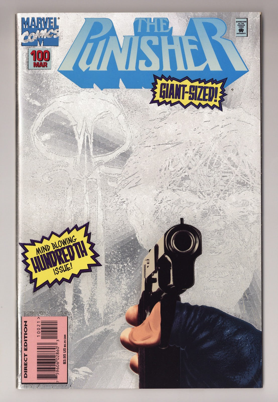 The Punisher Vol 2 100  NM- (9.2)   (1995) Enhanced Foil    