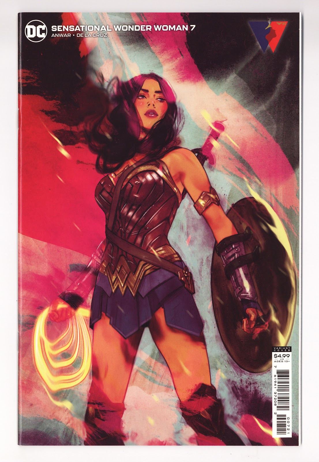 Sensational Wonder Woman 7 High Grade (2021) Lotay Variant 