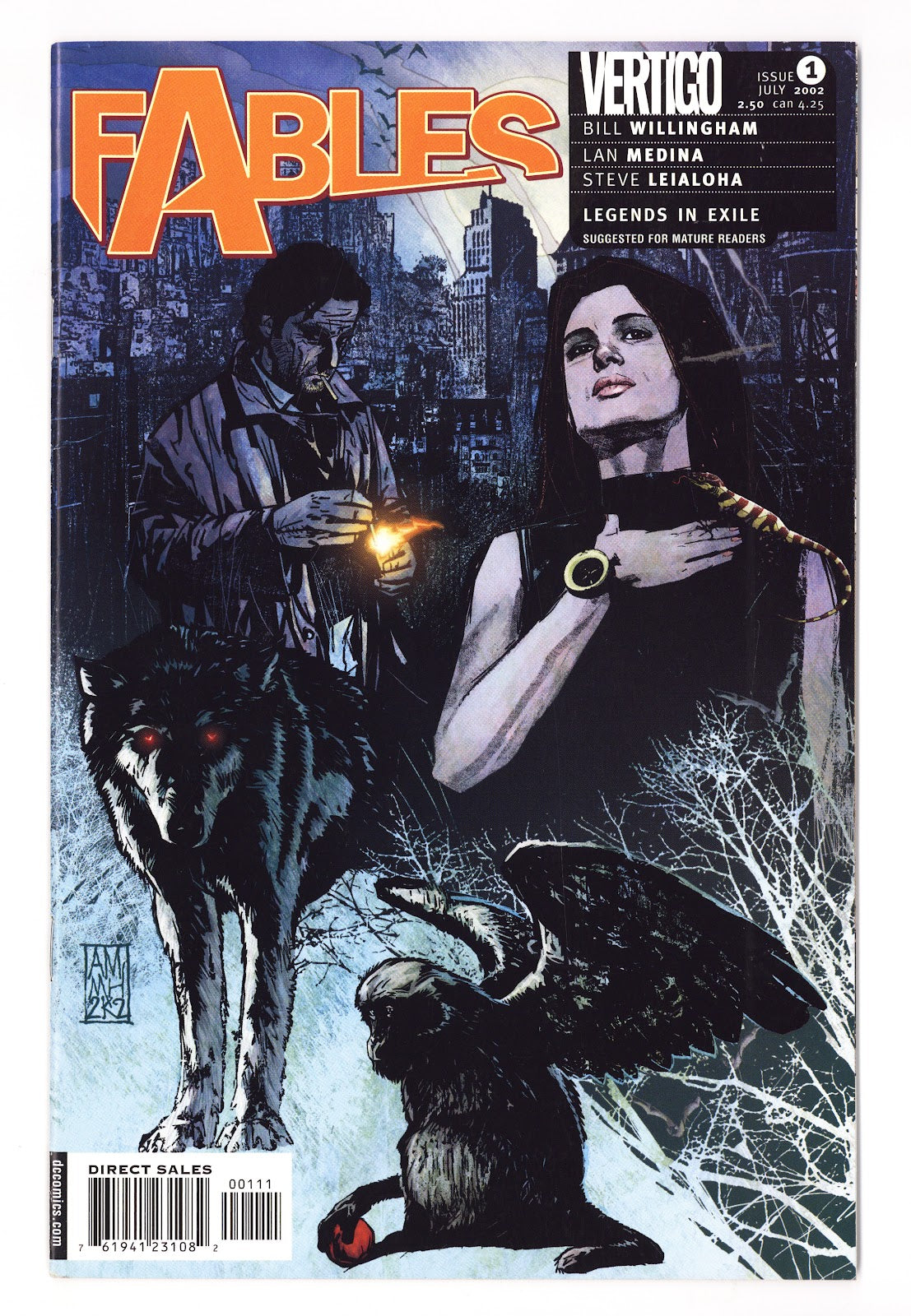 Fables 1 FN/VF (7.0) (2002) Maleev Variant 