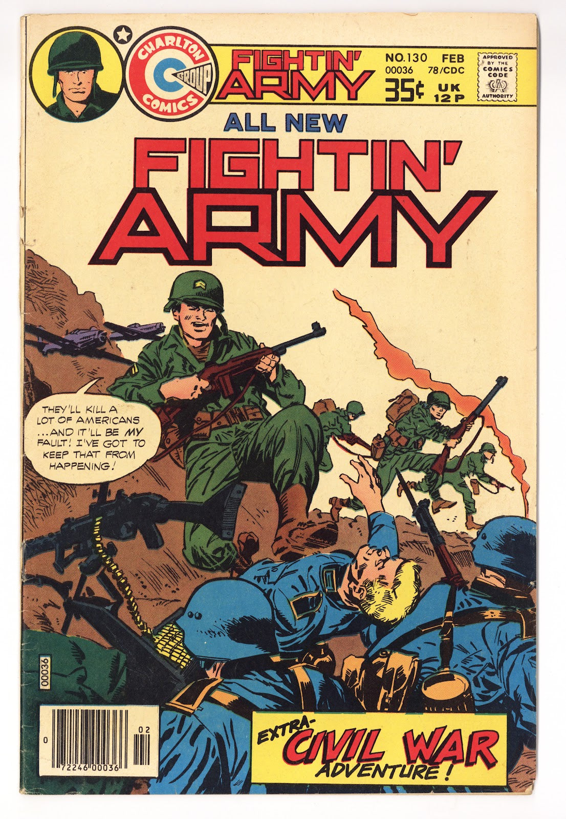 Fightin' Army   130  Very Low Grade   (1978)