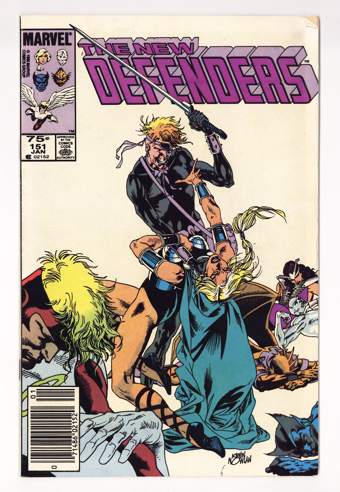 The Defenders Vol 1 151  Low Grade   (1986)   Canadian Price Variant