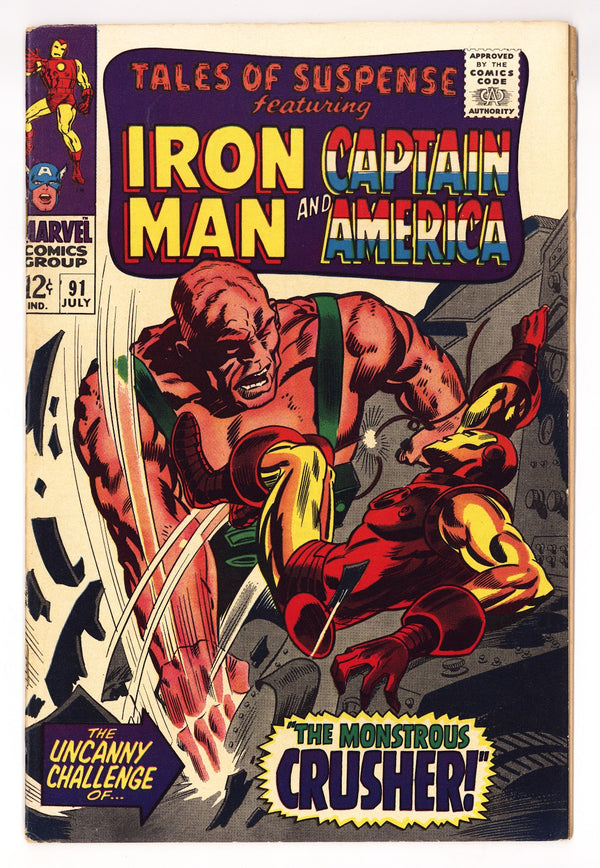 Tales of Suspense Vol 1 91 FN+ (6.5) (1967)