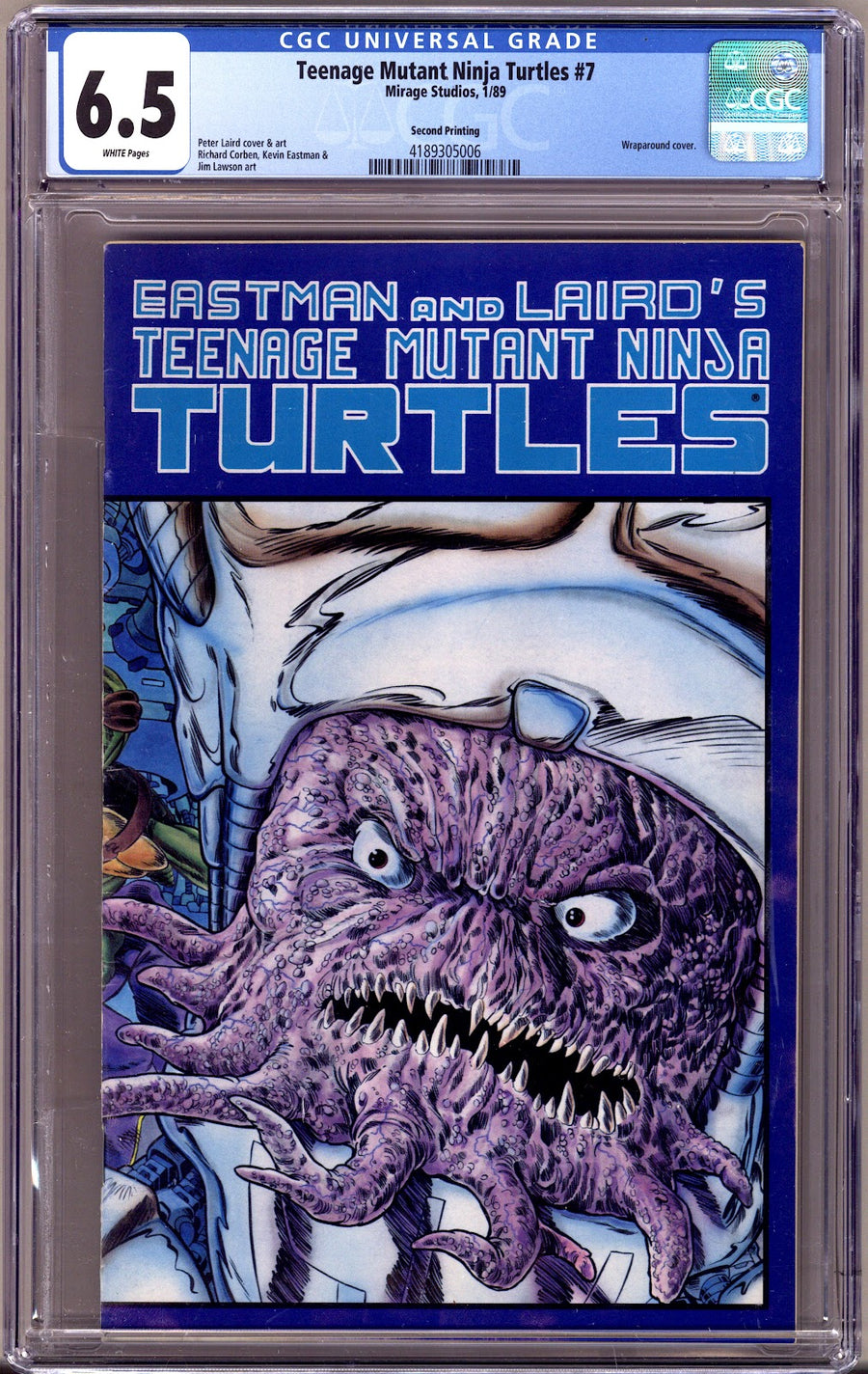 Teenage Mutant Ninja Turtles Vol 1 7 CGC 6.5 (FN+)   (1986)   2nd Print