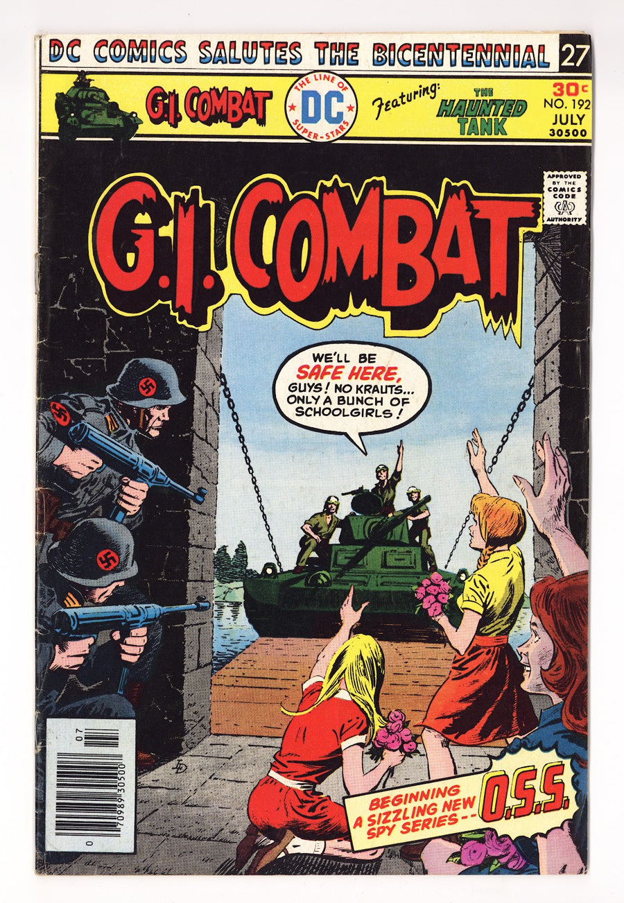 G.I. Combat Vol 1 192  Low Grade   (1976)