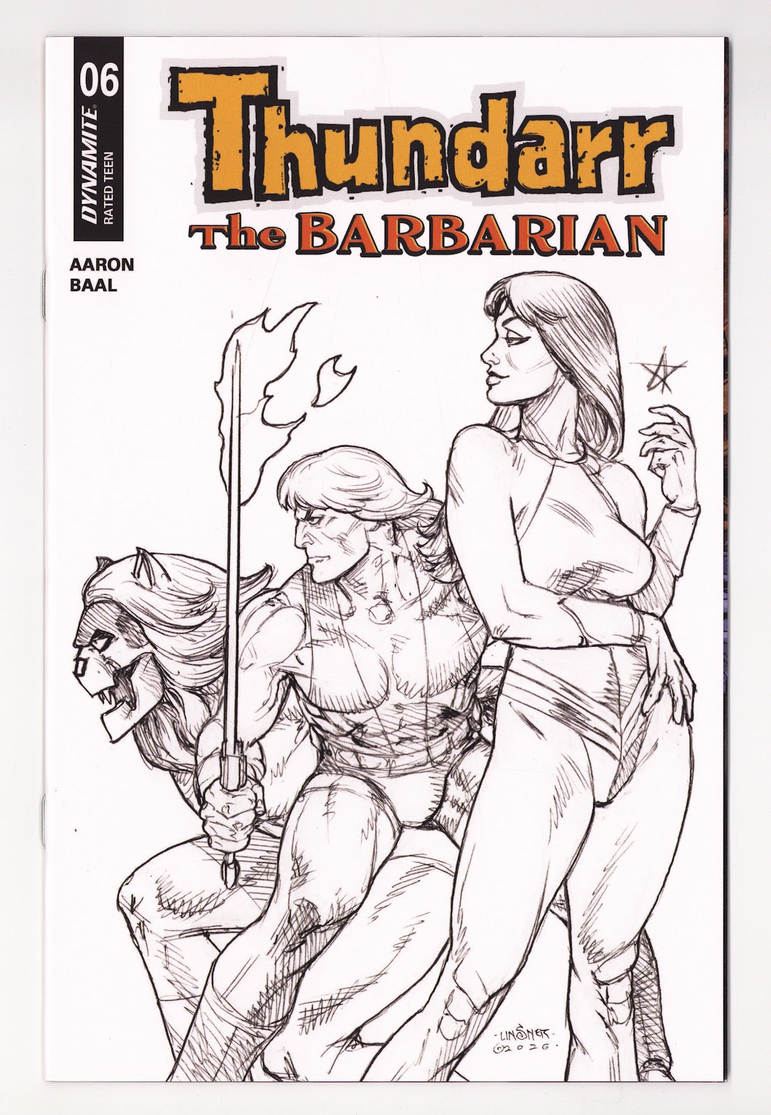 Thundarr the Barbarian  6 Linsner  Variant   (2026)