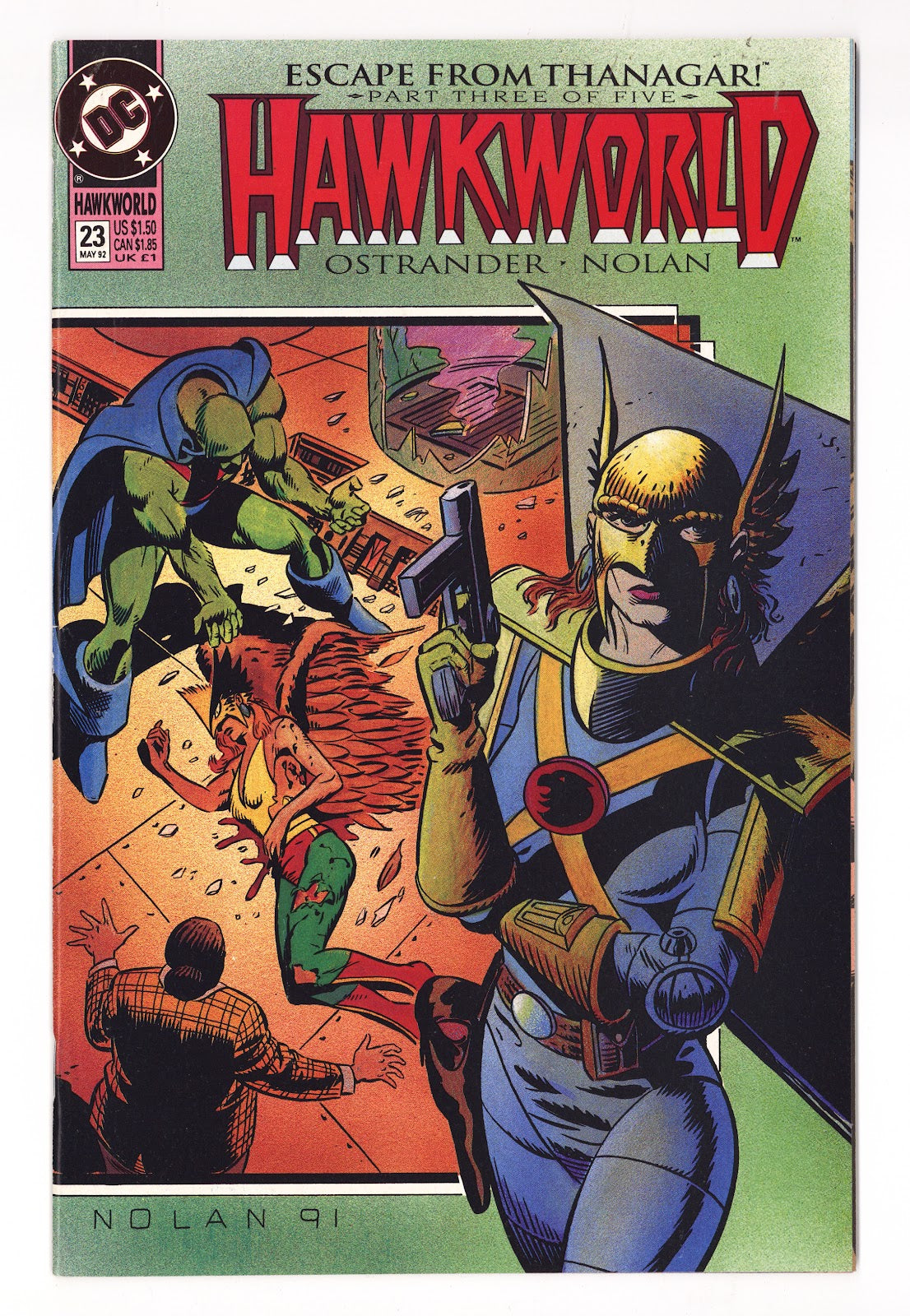 Hawkworld Vol 2 23  High Grade   (1992)     
