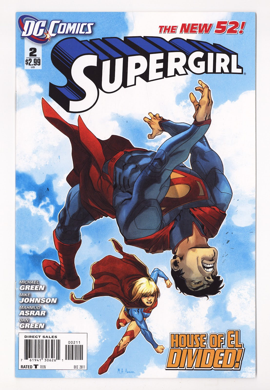 Supergirl Vol 6 2  High Grade   (2011)   Direct Sales  