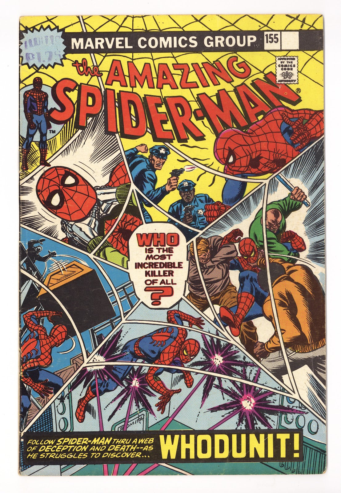 The Amazing Spider-Man Vol 1 155 VG (4.0) Phillipines (1978)  