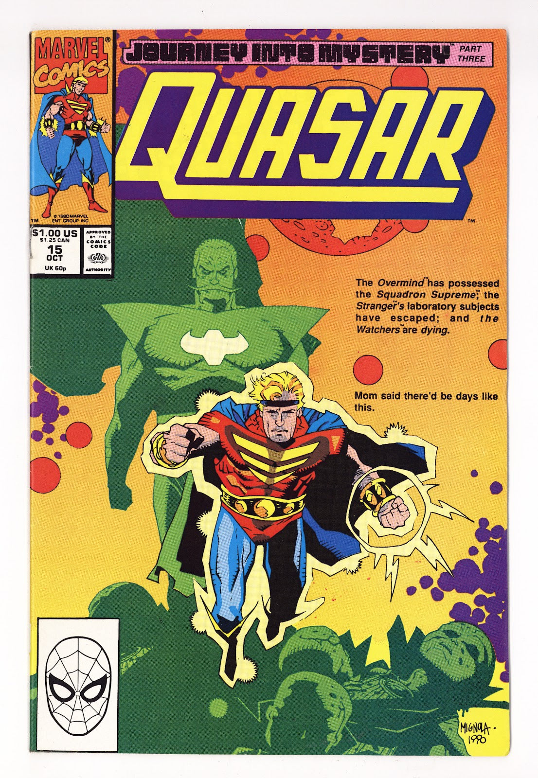 Quasar   15  Mid Grade   (1990)     