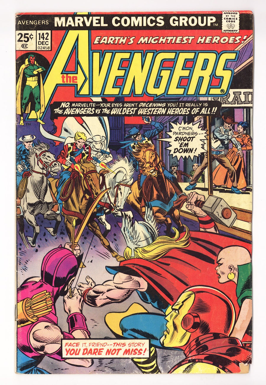 The Avengers Vol 1 142 Low Grade (1975) Regular Edition 