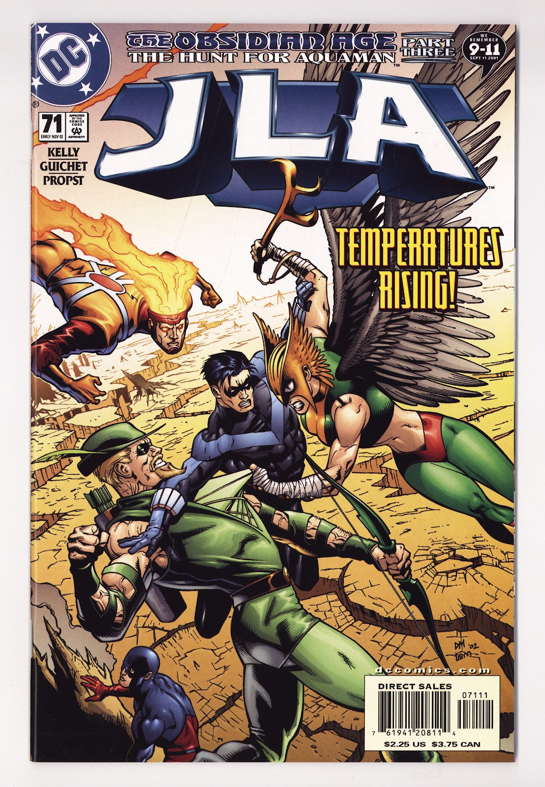 JLA 71 High Grade (2002) Direct Sales 
