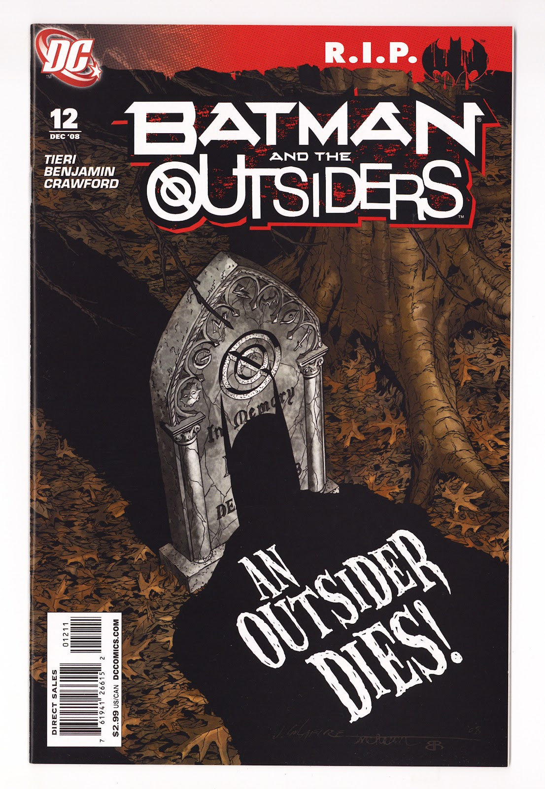 Batman and the Outsiders Vol 1 12  High Grade   (2008)     