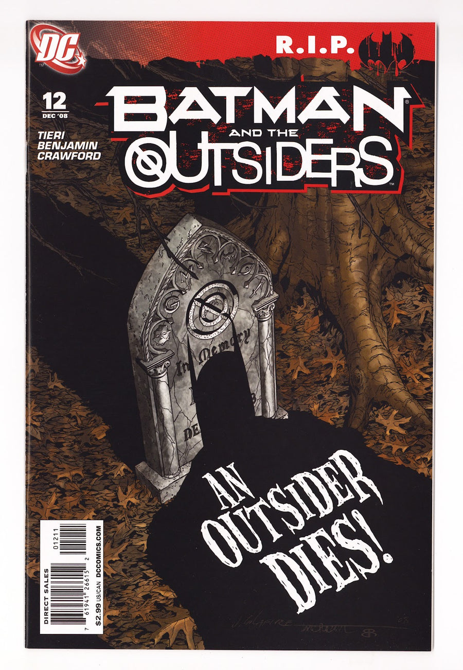 Batman and the Outsiders Vol 1 12  High Grade   (2008)     