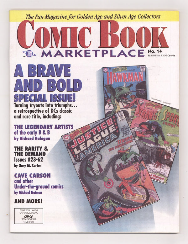 Comic Book Marketplace Vol 1 14 VF (8.0) (1992)