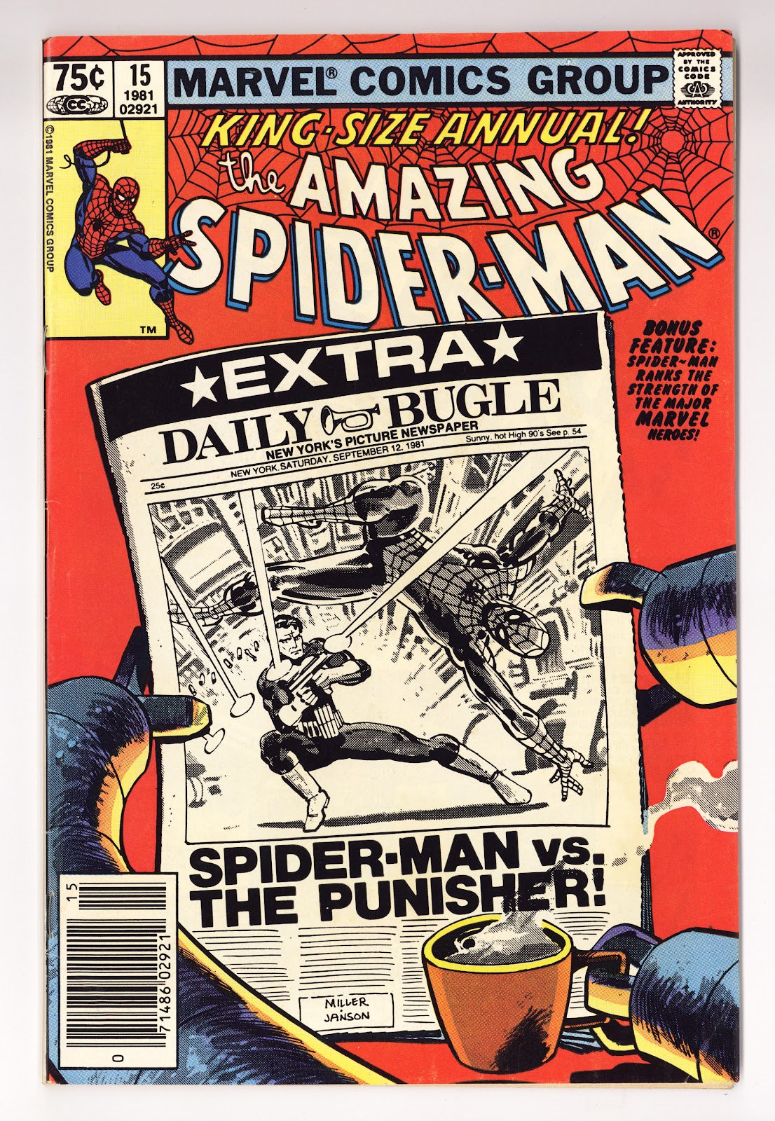 The Amazing Spider-Man Annual Vol 1 15 FN+ (6.5) (1981) Newsstand 