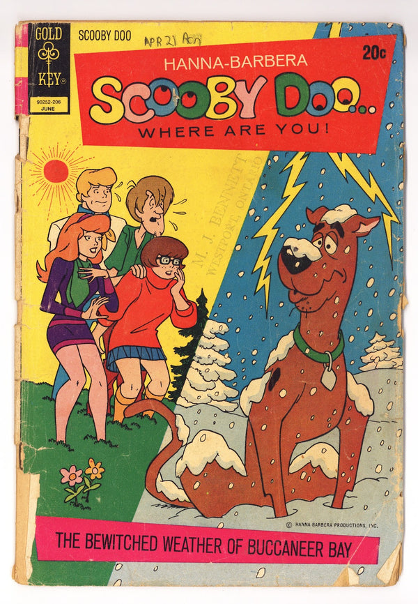Hanna-Barbera Scooby Doo... Where Are You!   12  PR (0.5)   (1972)