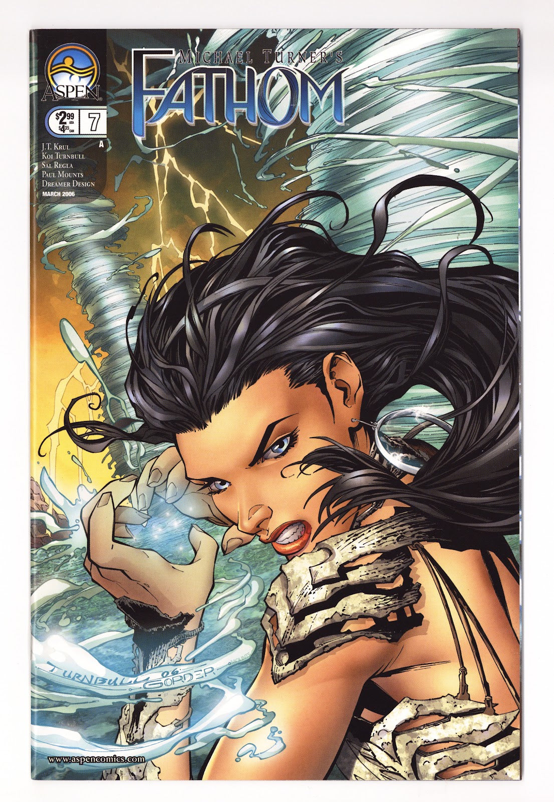 Michael Turner's Fathom Vol 2 7  High Grade   (2006)
