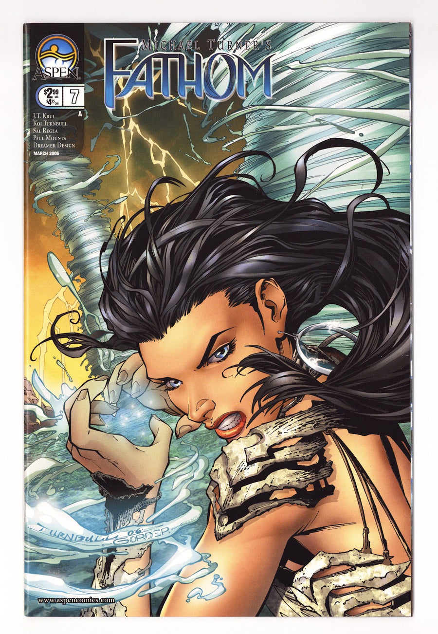 Michael Turner's Fathom Vol 2 7  High Grade   (2006)