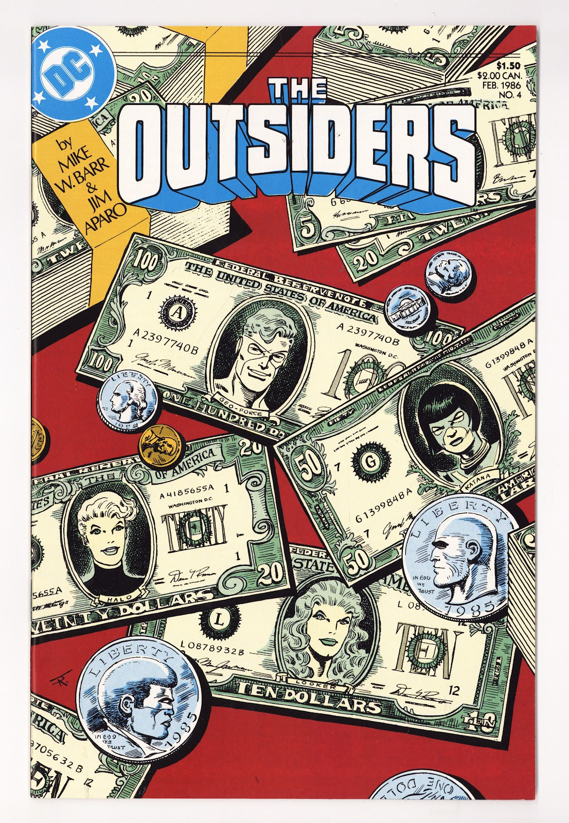 The Outsiders Vol 1 4  High Grade   (1986)     