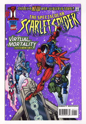 Spectacular Scarlet Spider   1  Mid Grade   (1995)