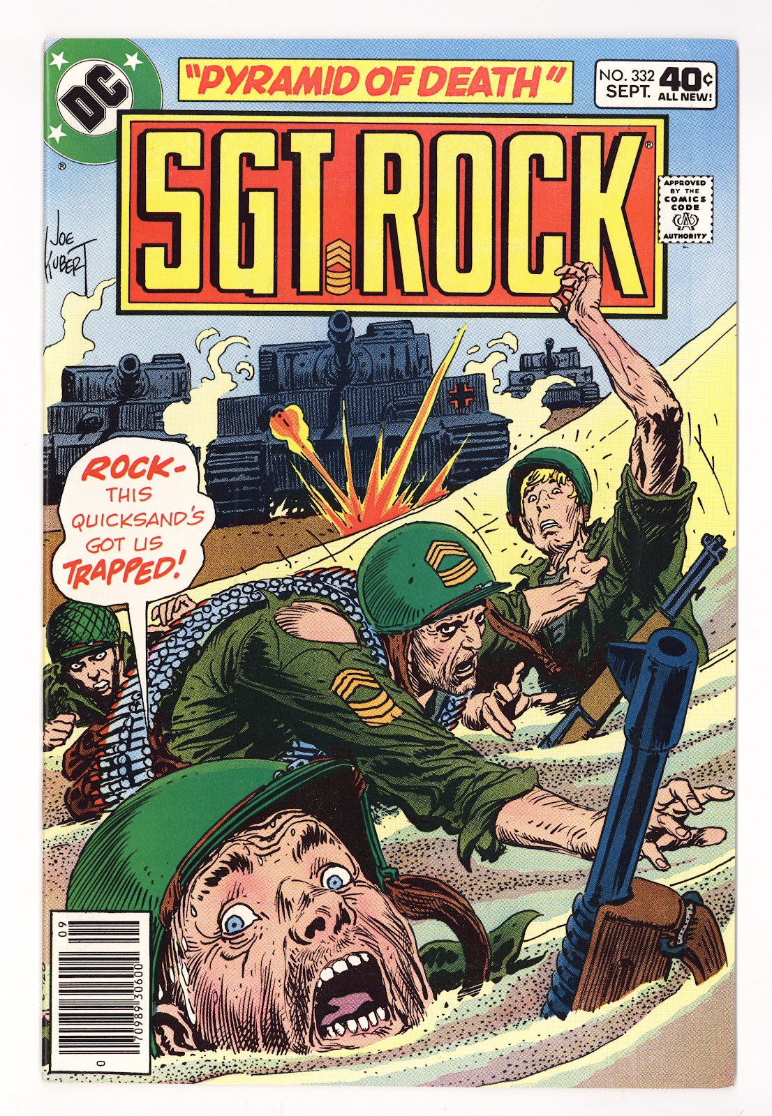 Sgt. Rock Vol 1 332  High Grade   (1979)     
