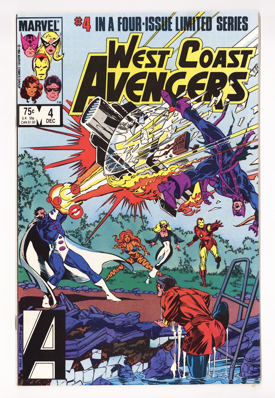 West Coast Avengers Vol 1 4 High Grade (1984) Direct 