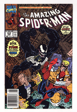 The Amazing Spider-Man Vol 1 333  VF+ (8.5)   (1990)   Newsstand