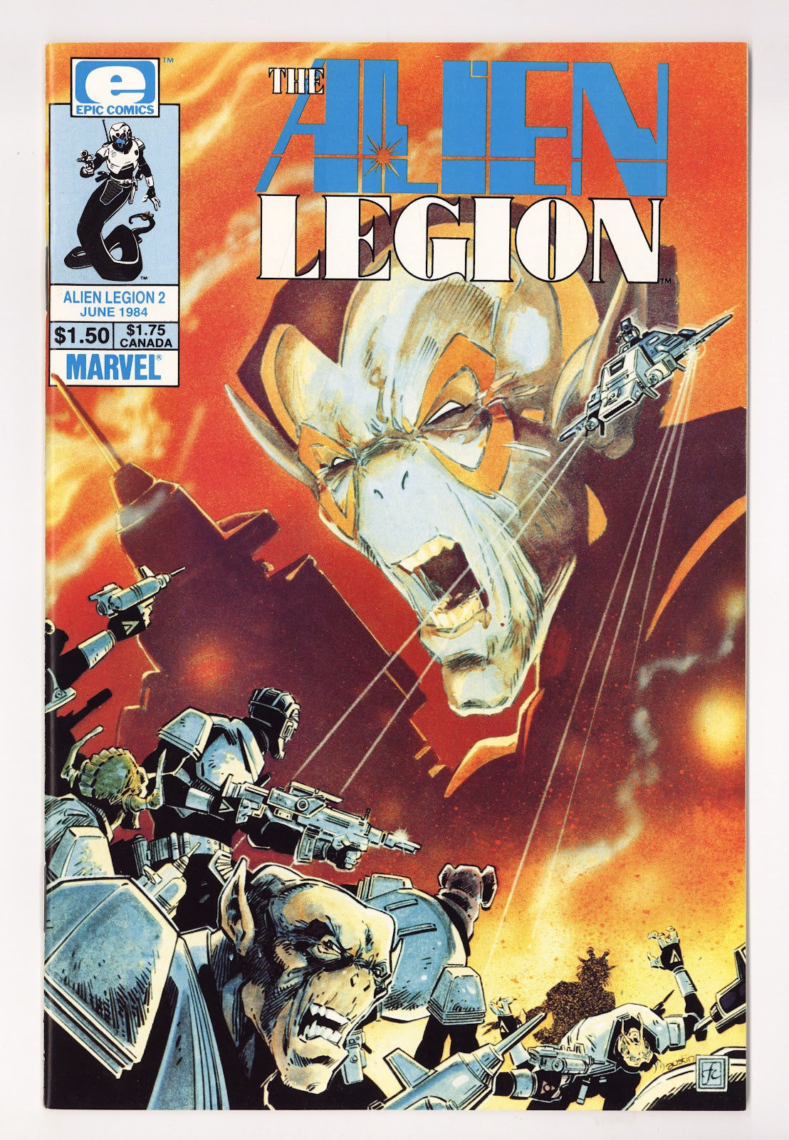 Alien Legion Vol 1 2 High Grade (1984)  
