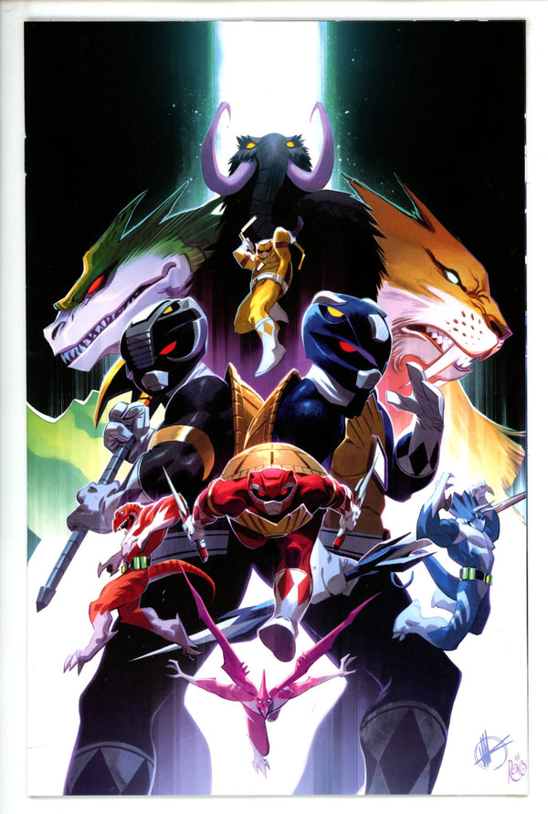 Mighty Morphin Power Rangers / Teenage Mutant Ninja Turtles II 5 Scalera Incentive Variant VF/NM (2023)