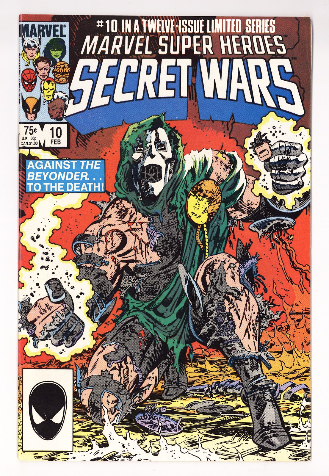 Marvel Super-Heroes Secret Wars Vol 1 10 VF+ (8.5) (1985) 
