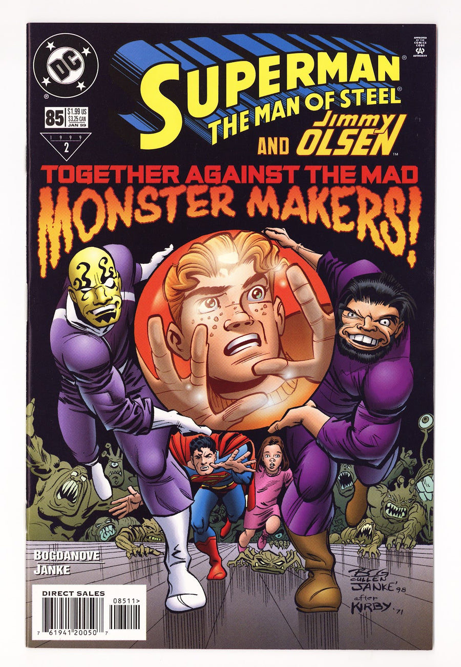 Superman: The Man of Steel   85  High Grade   (1999) Sales     