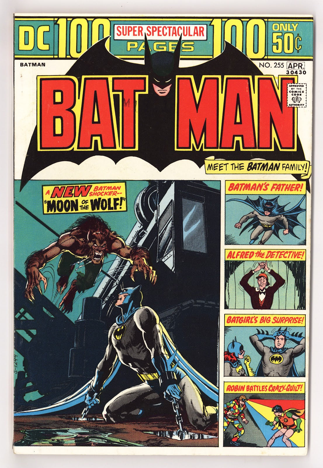 Batman Vol 1 255  VF- (7.5)   (1974)     
