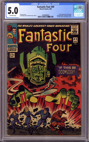 Fantastic Four Vol 1 49 CGC 5.0 (VG/FN) (1966)
